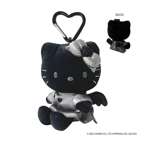 『HELLO KITTY BLACK ANGEL』ハローキティ エンジェルマスコットKH ブラック【202510再販】